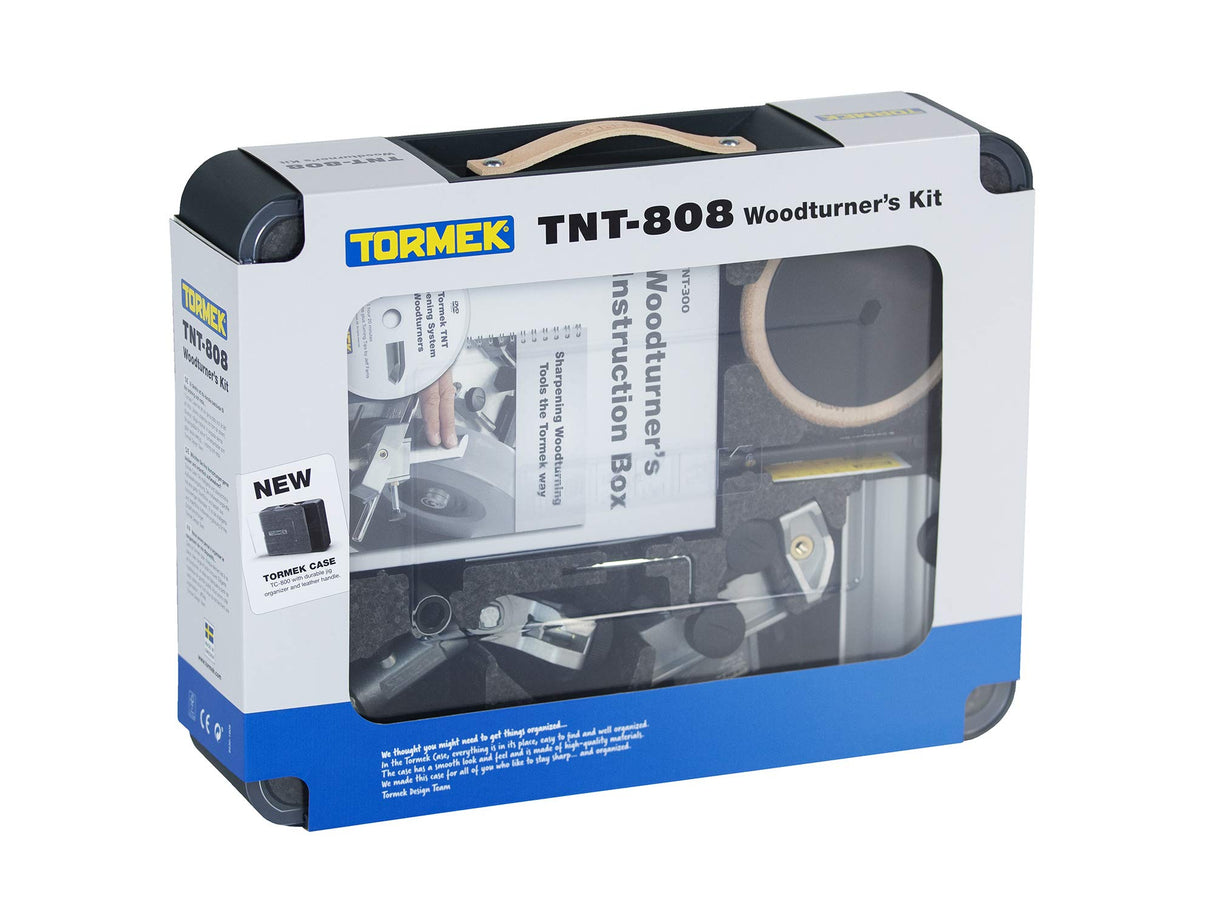 Tormek T-8 Magnum Kit (Tormek T-8 Original + Tormek HTK-806 Hand Tool Kit + Tormek TNT-808 Woodturner's Kit) Sharpener for hand and woodturning tools (US Version) Tormek