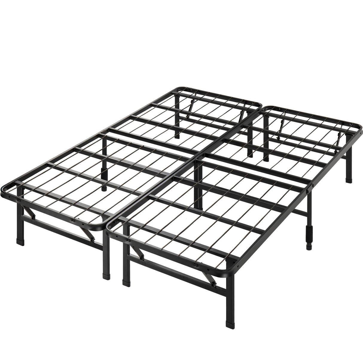 ZINUS SmartBase Tool-Free Assembly Mattress Foundation, 14 Inch Metal Platform Bed Frame, No Box Spring Needed, Sturdy Steel Frame, Underbed Storage, Queen Zinus
