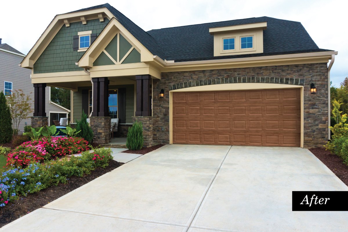 Giani Wood Look Paint Kit for Garage Doors (English Oak) Giani