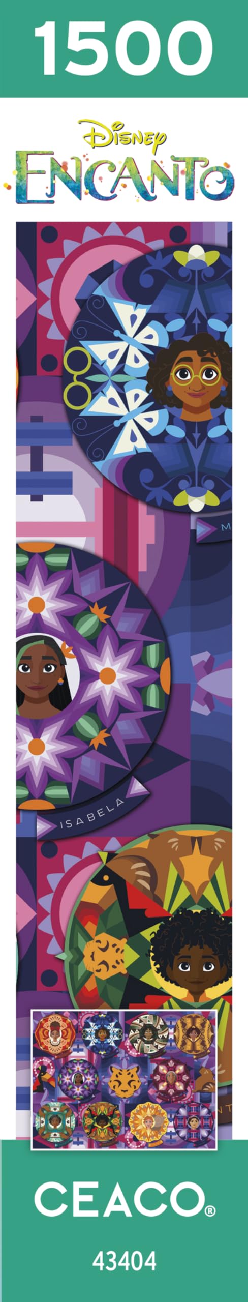 Ceaco - Disney - Encanto - Mandala - 1500 Piece Jigsaw Puzzle Ceaco