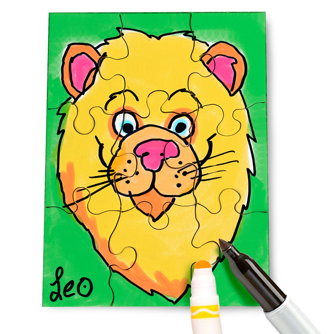 24 Blank Jigsaw Puzzles – 4 x 5.5 Inch, 9 Pieces Each – Hygloss DYI party invites, Perfect for Decorating, Kids' Activities, Arts & Crafts or Party Favors - Puzzle Pieces to Draw On for Crafts Hygloss