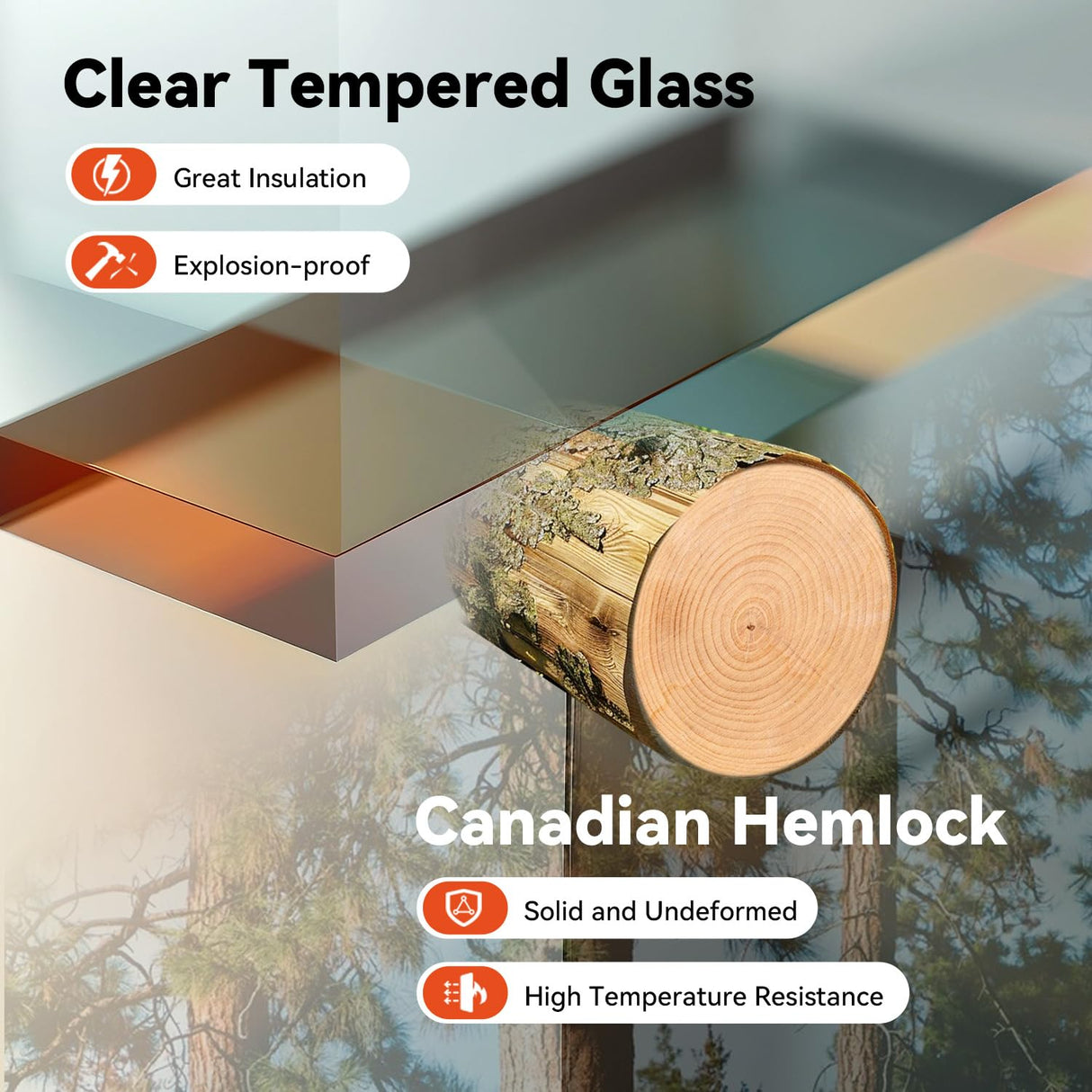 SWHSE 2 Person Infrared Sauna, Full Spectrum Home Sauna with Red Light Therapy, 15 Minutes Pre-Warm up Indoor Dry Saunas with 2-in-1 Door Handle, Canadian Hemlock,7 Color Light Belts, 110V SWHSE