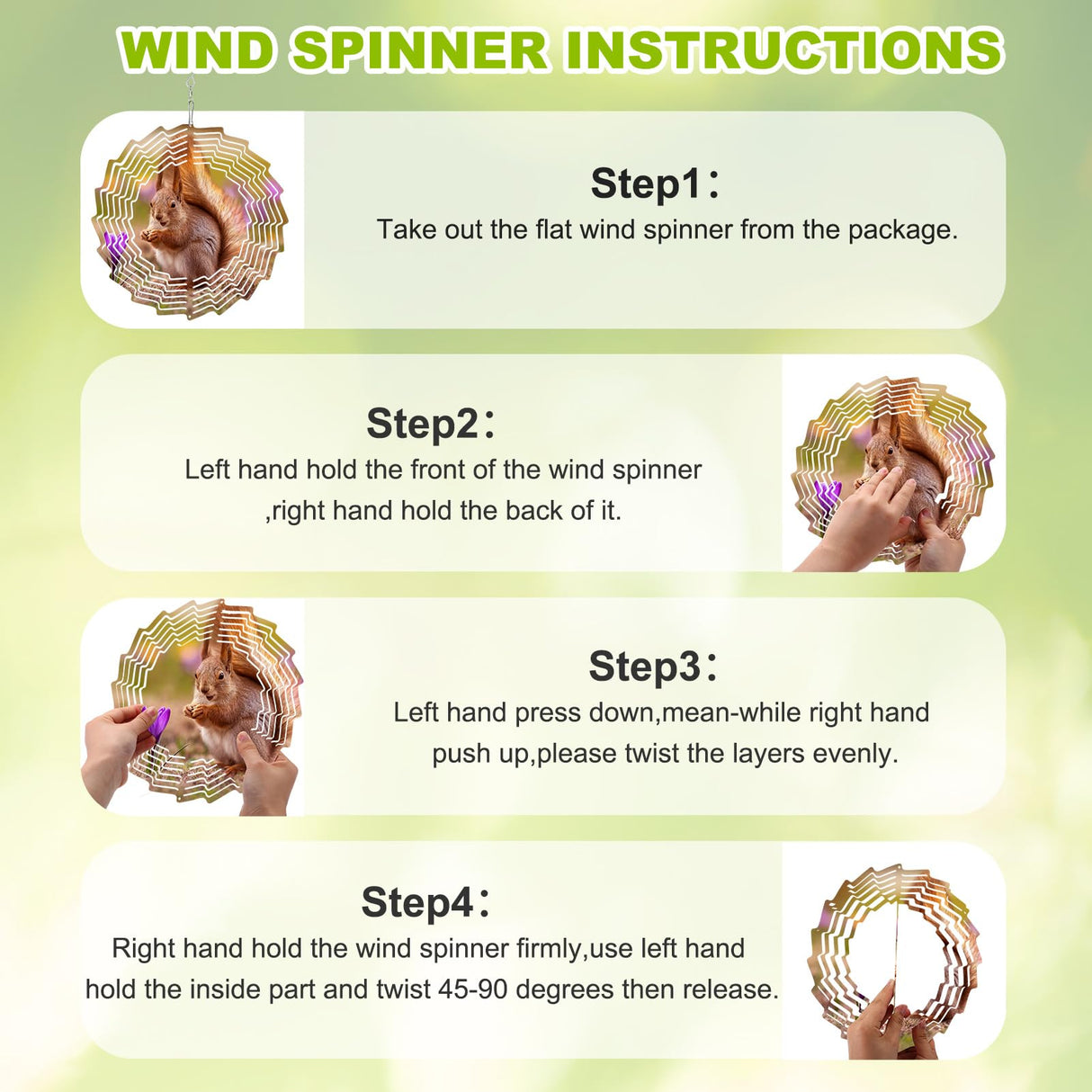 ZhouBoat 10 Inch Sublimation Wind Spinner Blanks, 10 Pack Summer Garden Windmills 3D Flower Aluminum DIY Hanging Sculpture Kinetic Wind Spinners Blanks Heat Press Transfer Decorations ZhouBoat