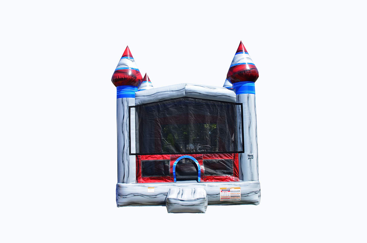 JumpOrange Titanium Commercial Grade Bounce House 13x13 for Kids and Adults (with Blower), Basketball Hoop, Outdoor Indoor, Bouncer Jumper, Birthday Party, Rental Grade, Big Inflatable JumpOrange