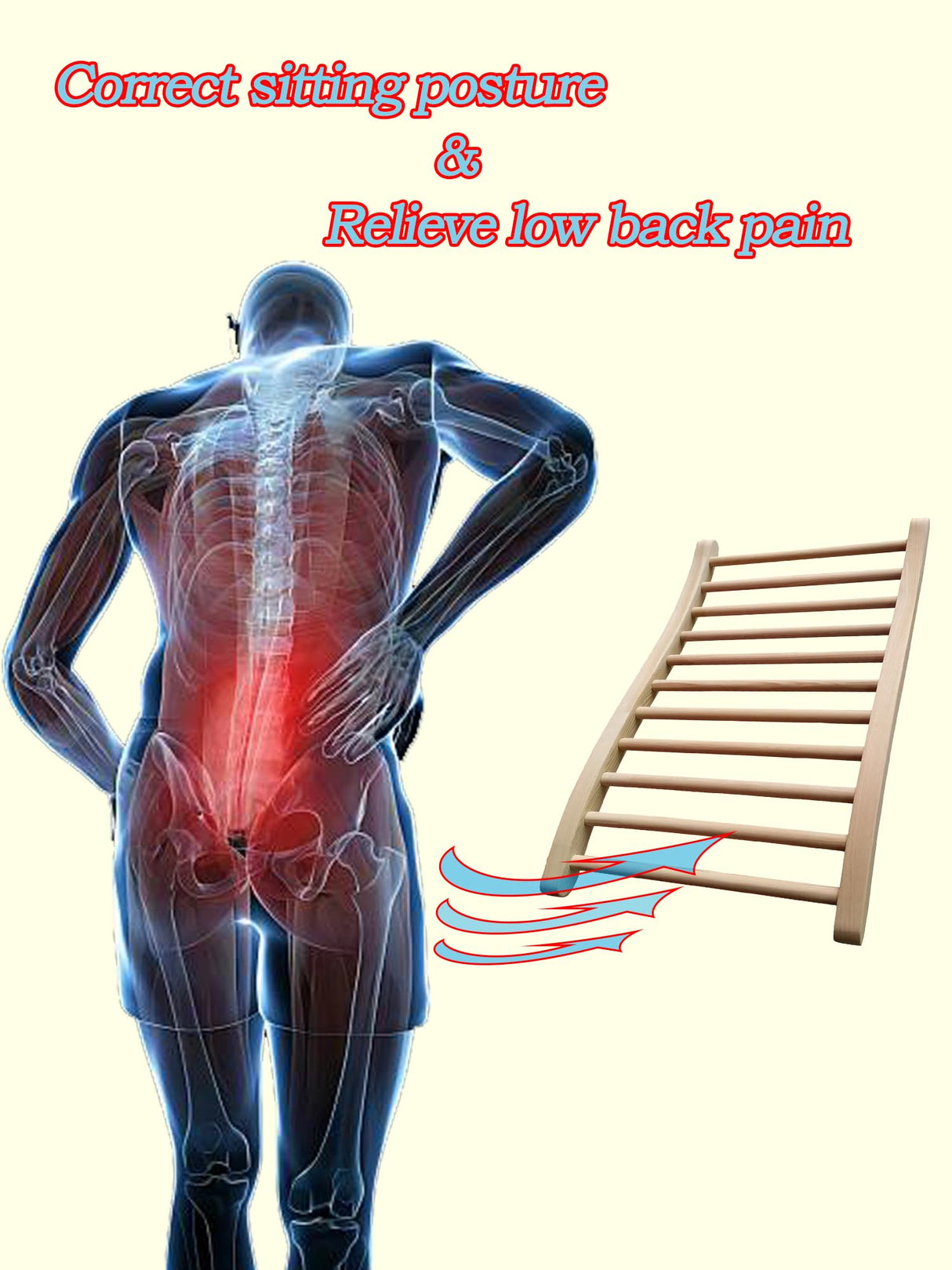 LTCCDSS Sauna Backrest Canadian Hemlock | S-Shape Design - Slip-Resistant - Non-Toxic - Comfortable - Sauna Accessories Kit Apply to Barrel or Infrared Sauna (20.5 in * 13 in) LTCCDSS