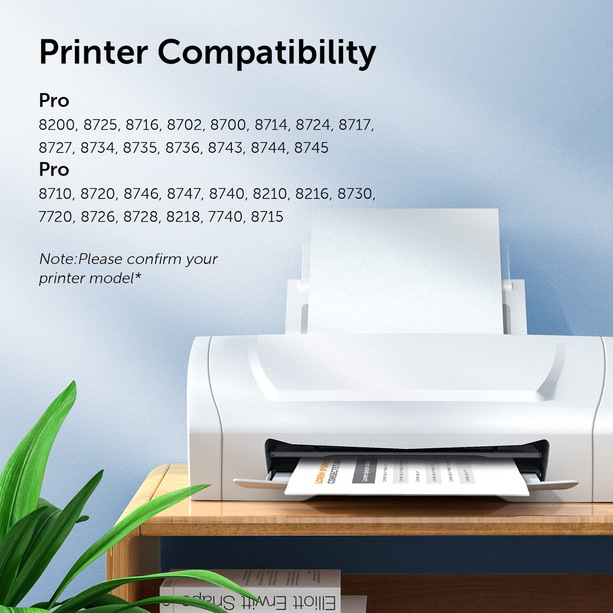 Rohon 952xl Latest Upgrade Compatible Ink Cartridges Combo Pack Replacement for HP 952 XL Use with Officejet Pro 7740 8210 8710 8720 8740 8715 7720 8725 8730 (4 Packs), Black, Cyan, Yellow, Magenta Rohon