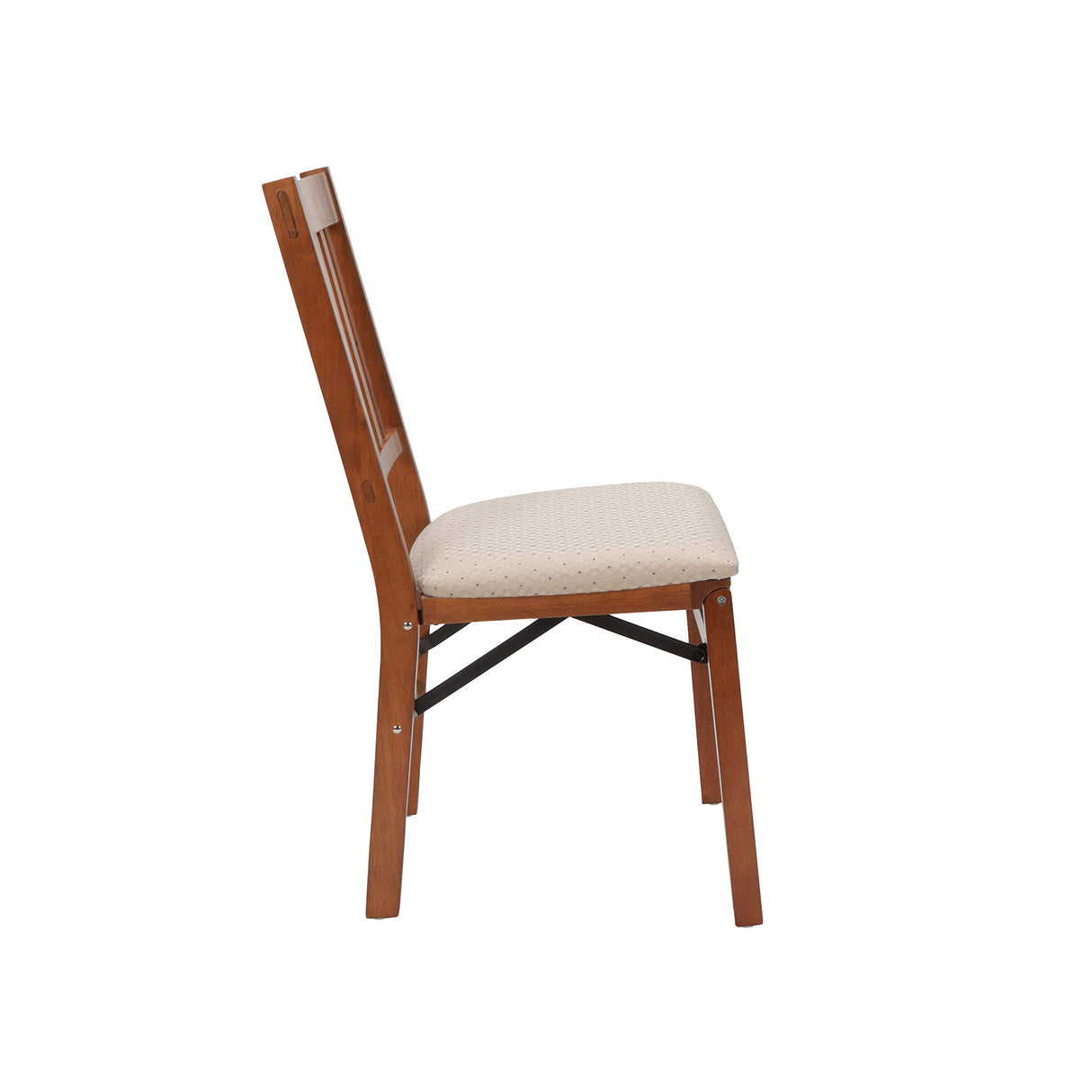 Meco STAKMORE Arts and Craft Folding Chair Cherry Finish, Set of 2, 21.5D x 17W x 35.5H Inch MECO