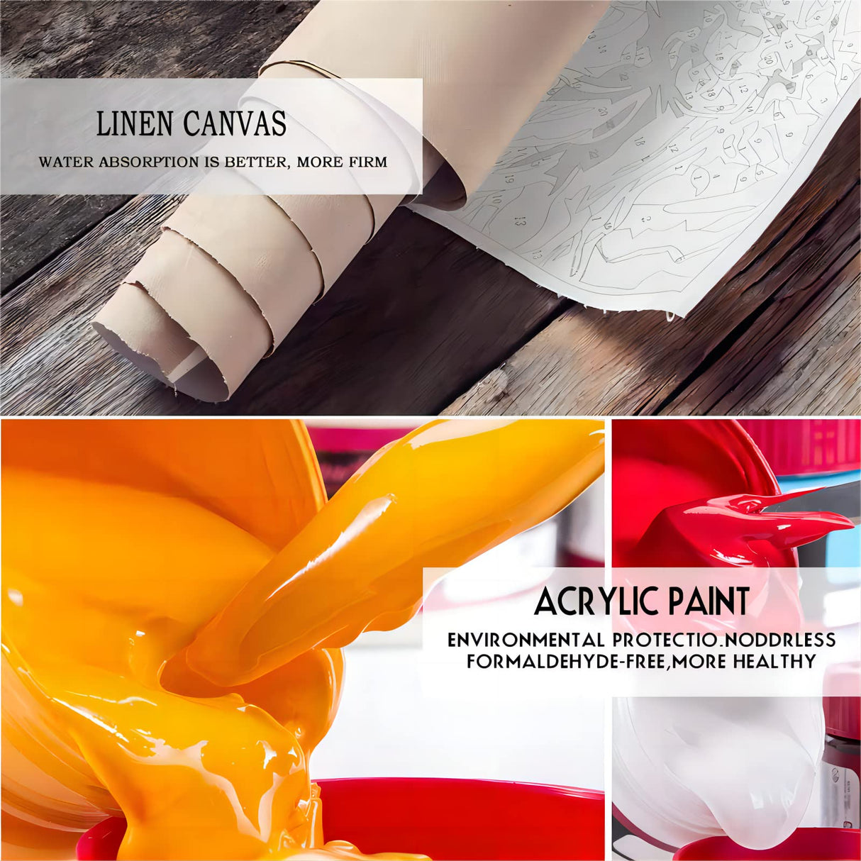 QUITEDEW Paint by Number for Adults Beginner,Scenery Paint by Numbers,Garden Paint by Numbers Kits Suitable for Home Wall Decoration 16x20 Inch QUITEDEW