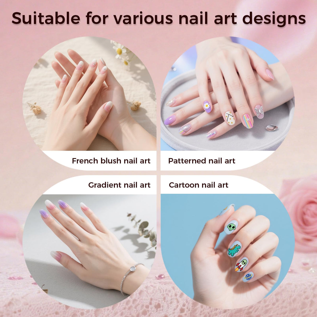 24 Colors Airbrush Gel Nail Polish, Safe And Odorless, Suitable For Airbrush Nail Art, Gradient Nails, Blush Nails, French Nails & Various Patterns (24X20ml) rhinowisdom