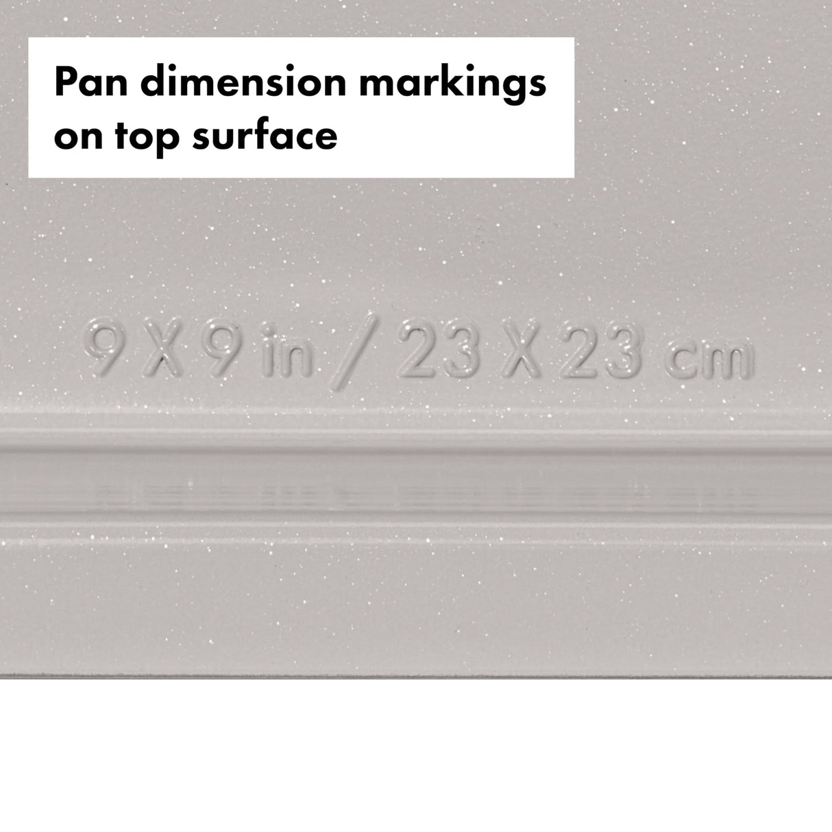 OXO Good Grips Non-Stick Pro Ceramic Coated Metal Bakeware 9” Square Cake Pan – Storm Blue OXO