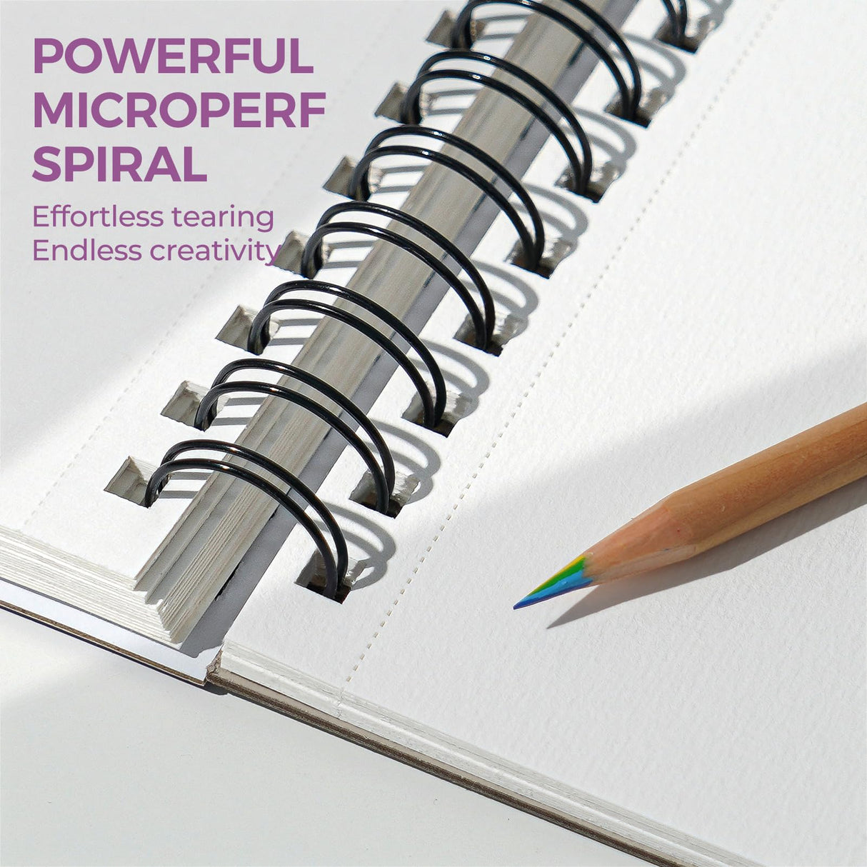 Funto Watercolor Pad 5.5x8.5, 3 Pack, 90 Sheets,140lb/300gsm, Double-Sided, Cold Press, Spiral Bound, Heavyweight Paper for Watercolor Painting Funto