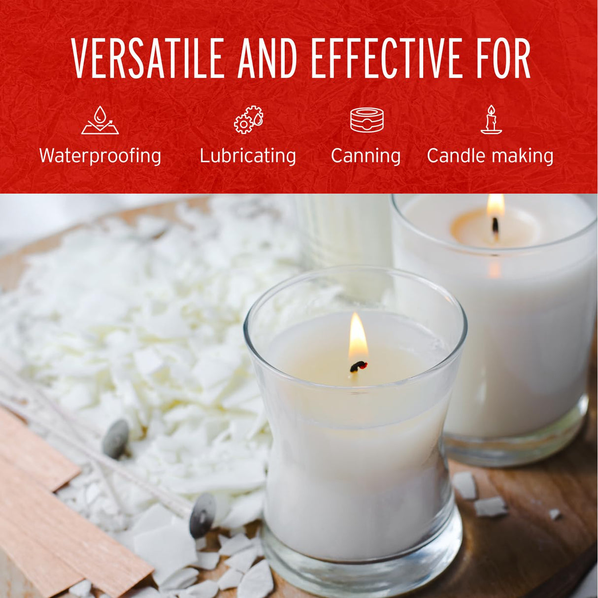 Blended Waxes, Inc. Coconut Apricot Wax for Candle Making, Nature-Sourced Single Pour Coconut Apricot Blend, Premium Scent-Absorbent Wax for Candle Making 10 lb Pastilles BW Blended Waxes, Inc.