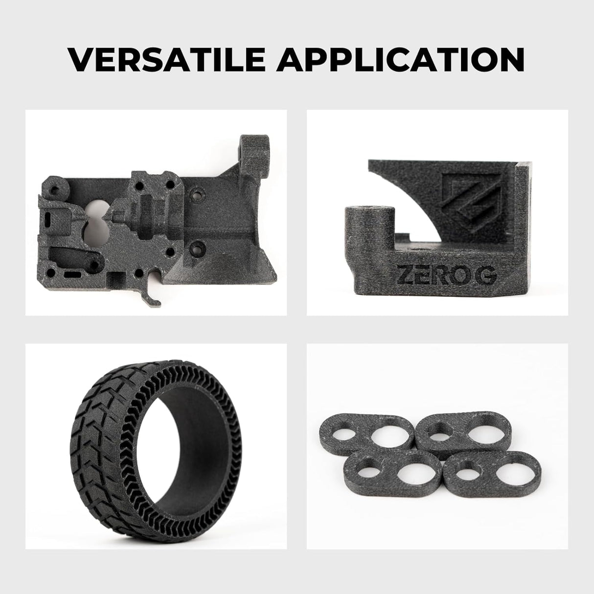 Siraya Tech Fibreheart ABS-GF Premium Glass Fiber 3D Printer Filament - 93°C Heat Resistance, High Durability, Precision Printing - for Automotive & Industrial Applications (1kg, Black) Siraya Tech