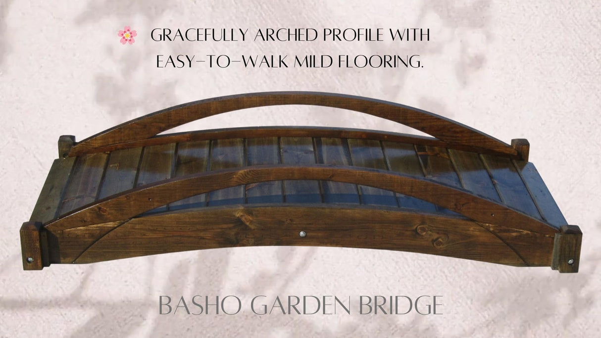 SamsGazebos Basho Garden Bridge 6 ft SamsGazebos