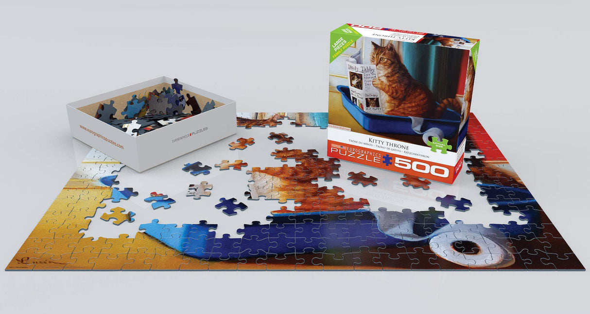 Kitty Throne Puzzle EuroGraphics