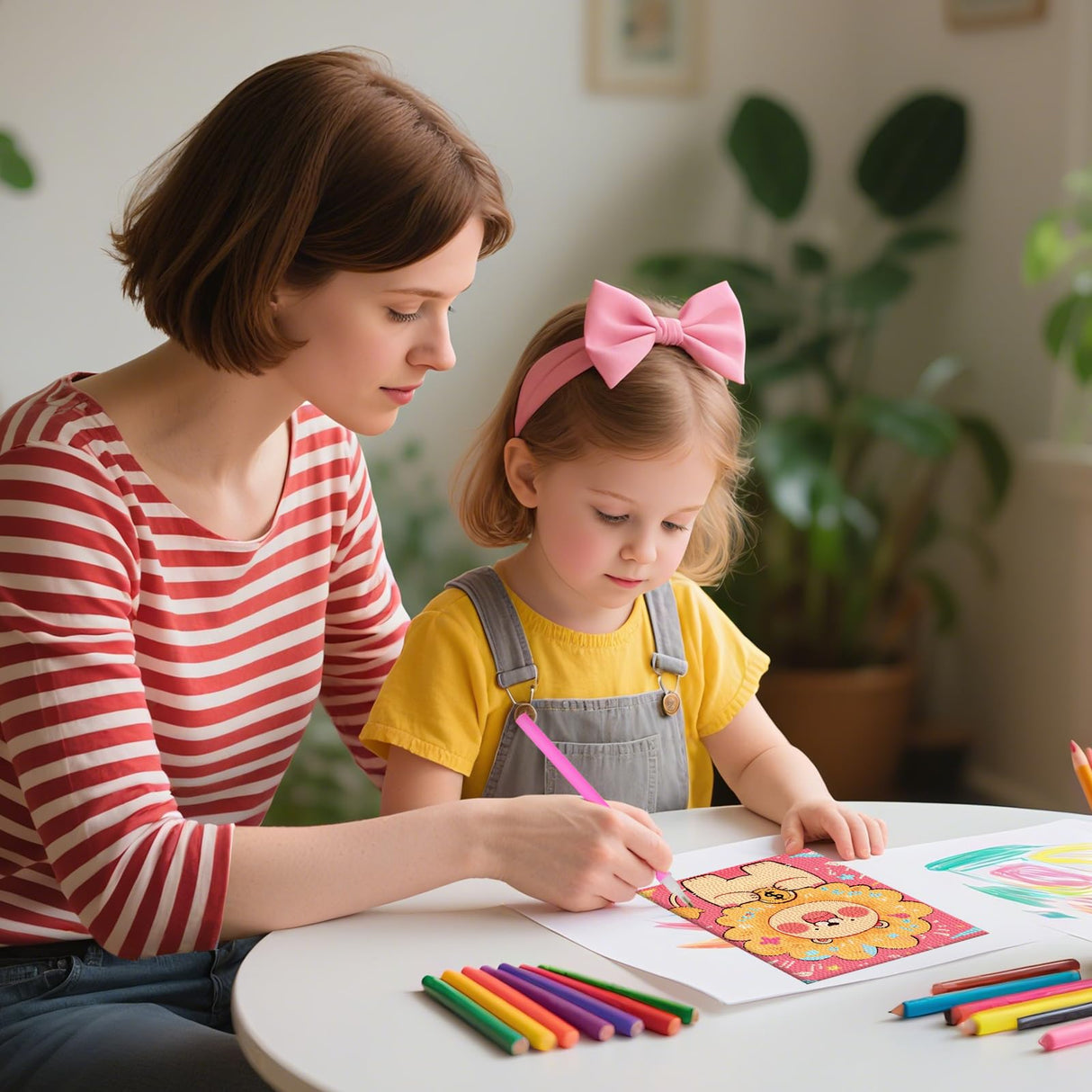 PERFECTSIGHT Cute 5D Diamond Art Kits, Kawaii DIY Painting Art for Adults Teen, 4 Pack Diamond Arts and Crafts Sets, Big Gem Full Drill Diamond Dots for Women (Multicolor Animal) PERFECTSIGHT