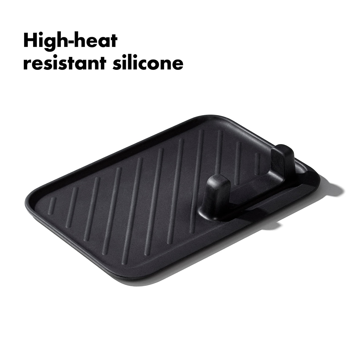 OXO Good Grips Grilling, 3pc Set - Tongs, Turner and Tool Rest, Black OXO