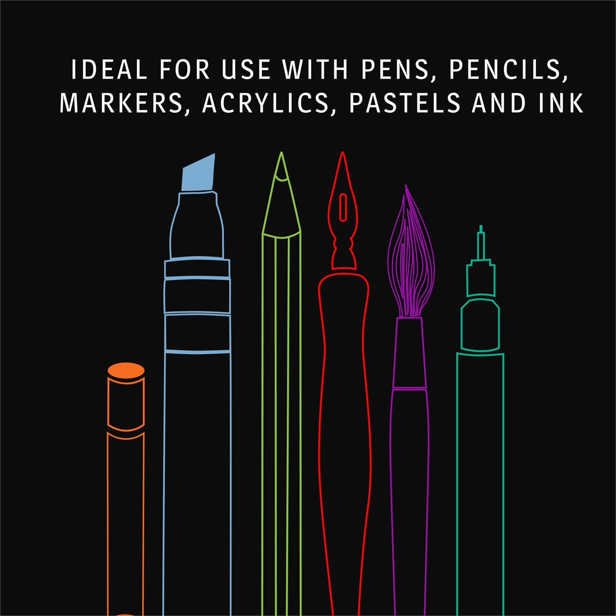 Speedball Art Products Mixed Media Paper Pad, 9-Inch by 12-Inch, White Speedball