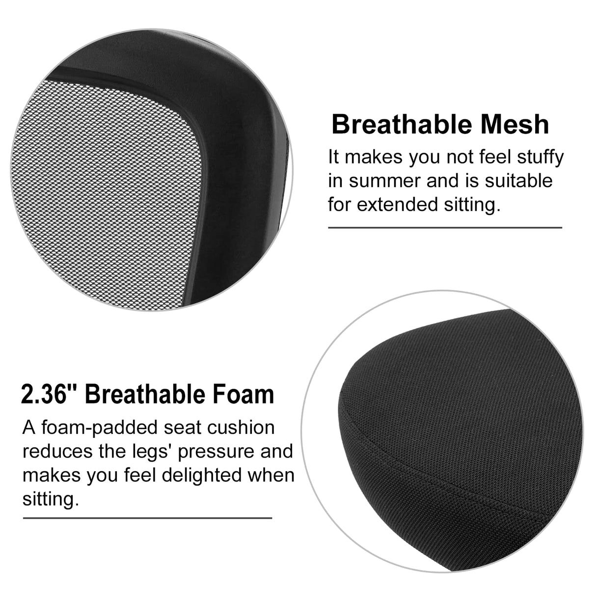 X XISHE Mesh Ergonomic Drafting Chair,Tall Adjustable Office Chair,Standing Desk Chair,Counter Height Office Chairs,Drawing Chair with Adjustable Foot Ring and PU Arms (Black) X XISHE