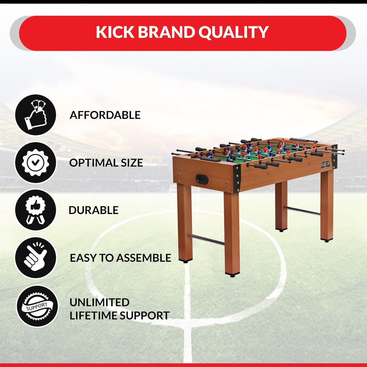 KICK Glory 48" Foosball Table KICK