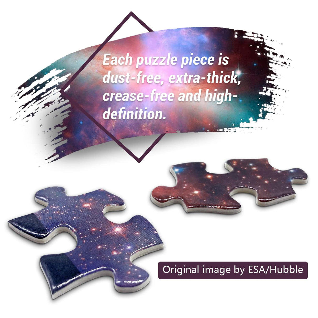 Space Puzzle 1000 Pieces Adult, Solar System Galaxy Puzzle, Hubble-Westerlund 2 Planets Star Nebula Universe Picture Jigsaw Puzzle BBOLDIN