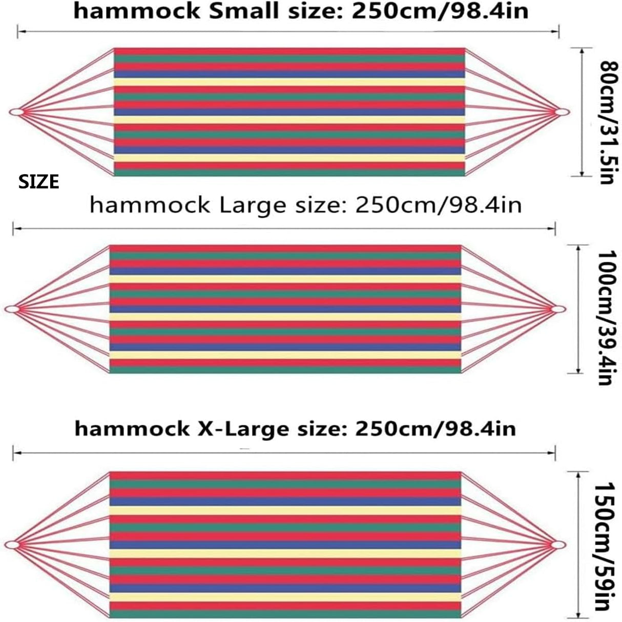 Outdoor Amacas Garden Camping Hammock,Hammock Portable with Carrying Bag for Patio Yard Garden Backyard Porch Travel Ovyuzhen