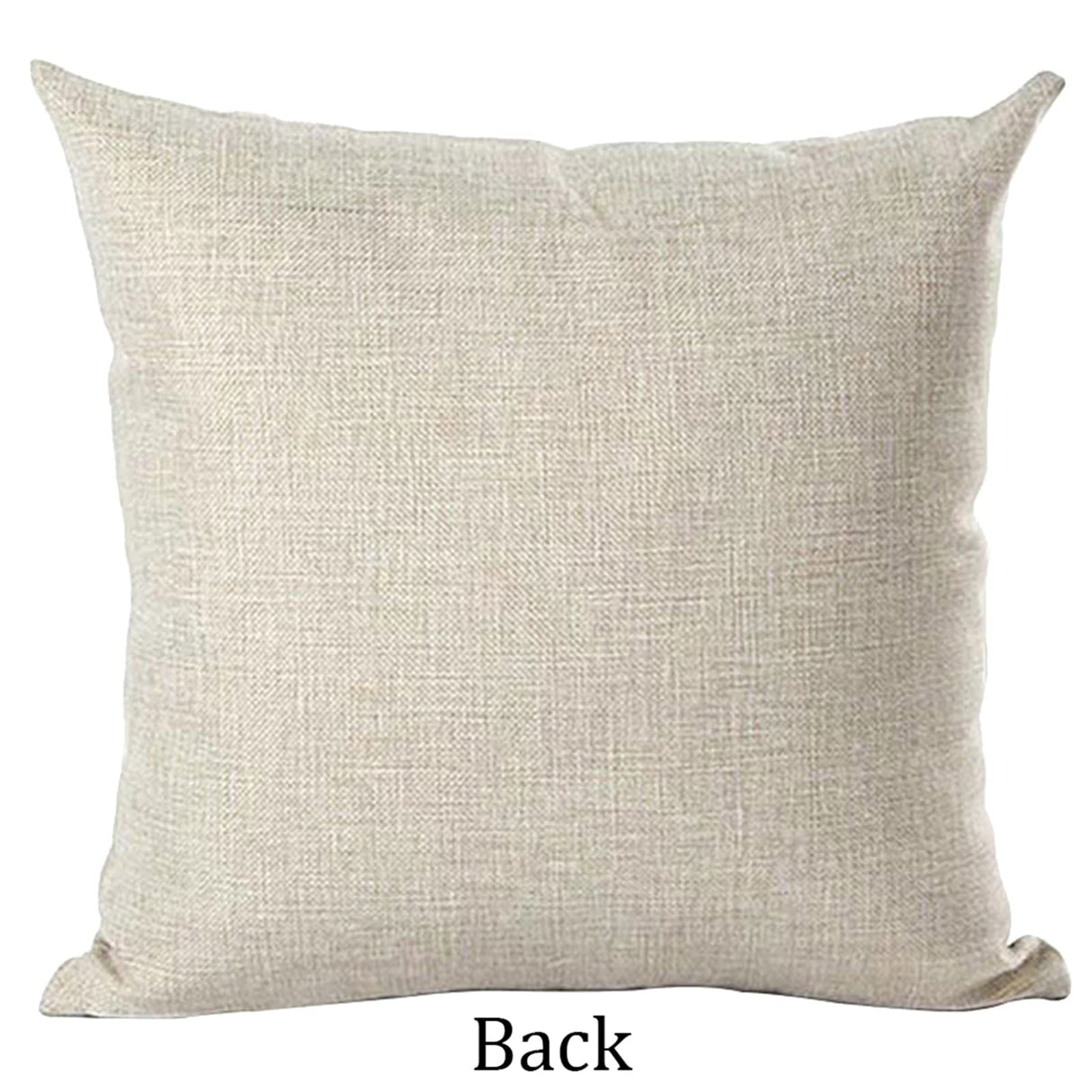 Ramirar Merry Christmas Happy New Year Retro Green Pine Tree Balloons Birds Dolls Gifts Decorative Throw Pillow Cover Case Home Living Room Bed Sofa Car Cotton Linen Square 18 x 18 Inches Ramirar