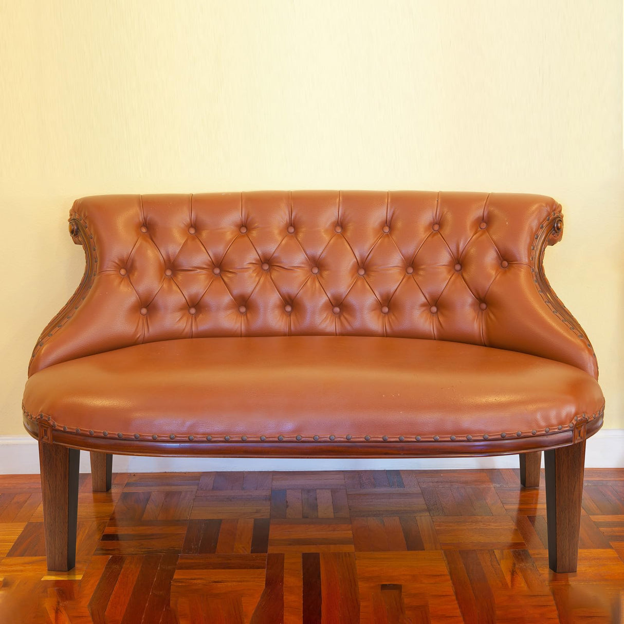 WEKIS Solid Wooden Furniture Legs 12 Inch, Natural Wood Mid Century Brown Square Legs Furniture Replacements Feet for Couch Legs, Sofa Legs, Cabinet Legs, Bench Legs, Bed Legs, Set of 4 WEKIS