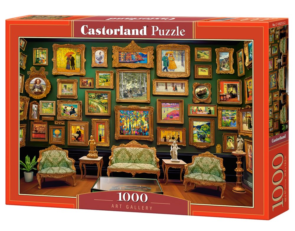 CASTORLAND 1000 Piece Jigsaw Puzzles, Art Gallery, Paintings, Adult Puzzle, Castorland C-105212-2 Castorland