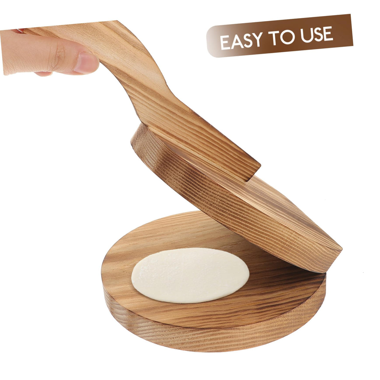 Dough Presser Dumpling Wrapper Mold Wood Wooden Wooden Taco Press KICHOUSE