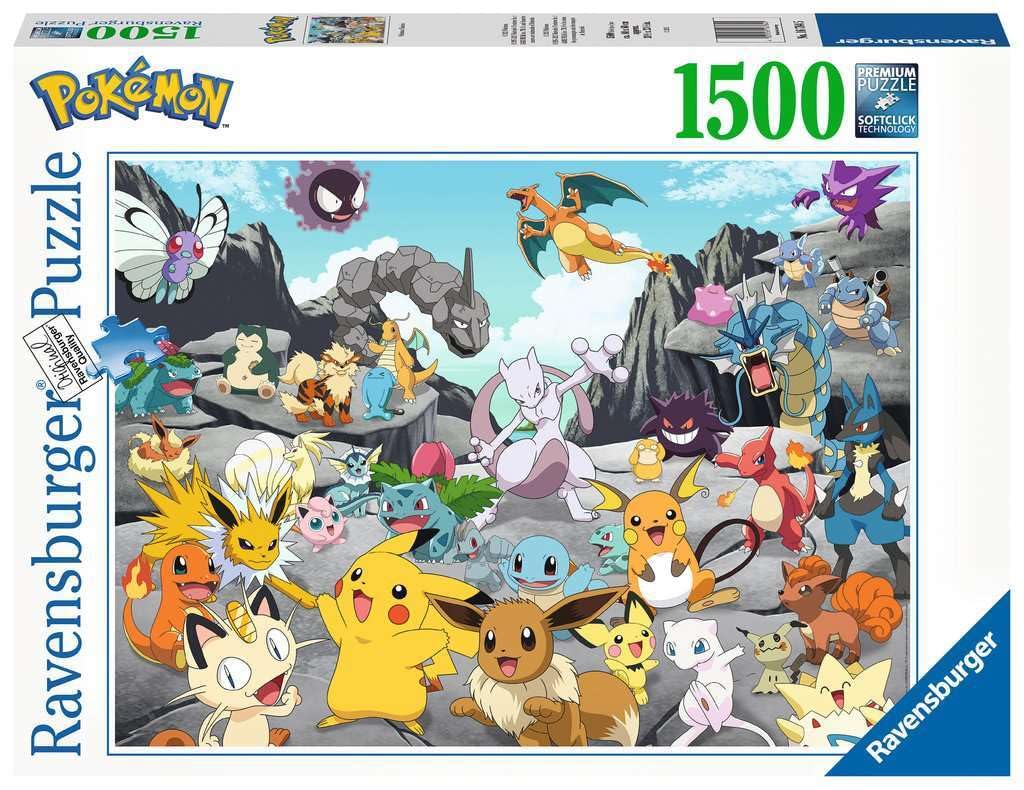 Ravensburger Pokemon Classics 1500 Piece Jigsaw Puzzles for Adults & Kids Age 12 Years Up Ravensburger
