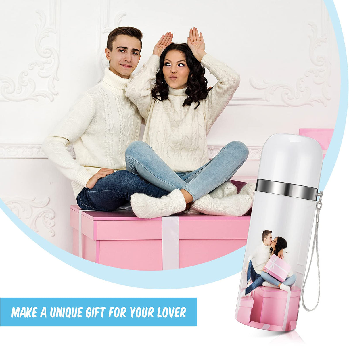 Geiserailie 8 Pack Sublimation Tumblers Cups 12 oz Blank Vacuum Stainless Steel Tumblers with Lids White Vacuum Tumblers for Sublimation DIY Tumblers Coffee Travel Mug for Office Travel Outdoors Geiserailie