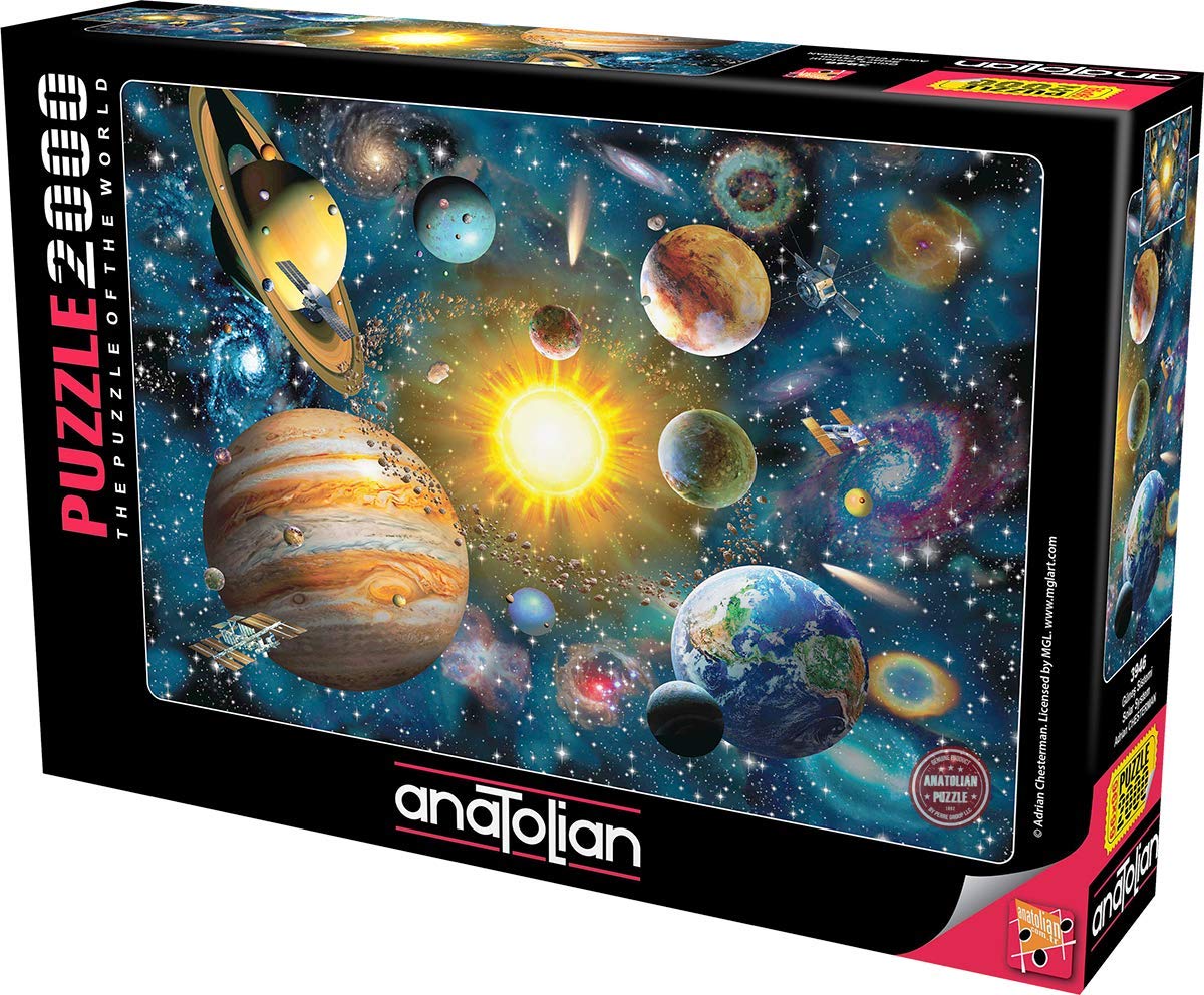 Anatolian Puzzle - Solar System, 2000 Piece Jigsaw Puzzle, Code: 3946, Multicolor Anatolian