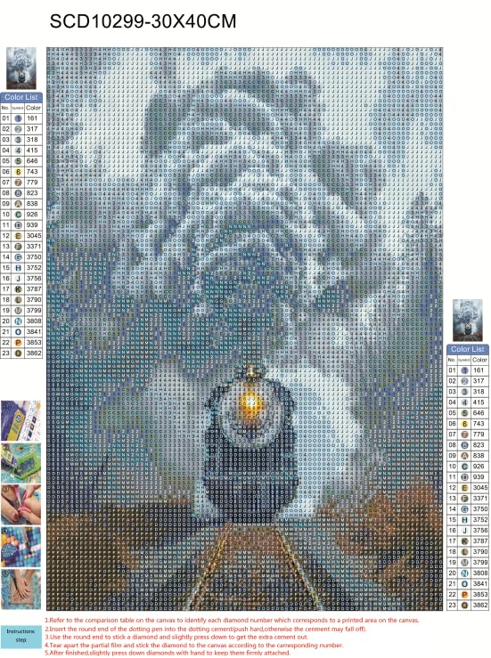 Diamond Art Painting Kits for Adults Old Steam Train Round Full Drill 5D Diamond Art Easy for Beginner Gems Cross Stitch Mosaic Craft Hobby Wall Art for Home Decor 30x40cm Generic