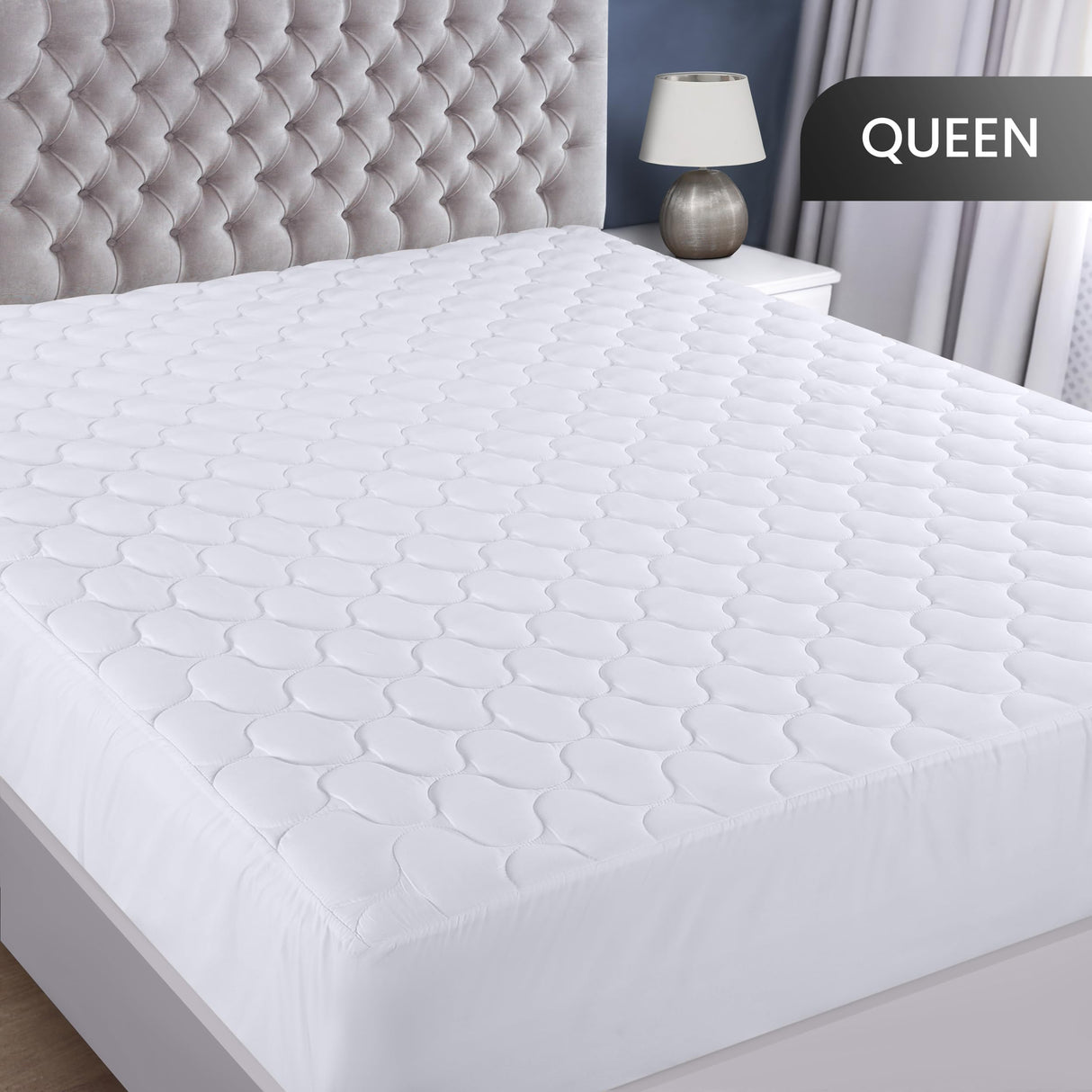 Utopia Bedding Waterproof Mattress Protector, Queen Mattress Pad, Quilted Fitted Cover Stretches up to 16 Inches Deep (White) Utopia Bedding