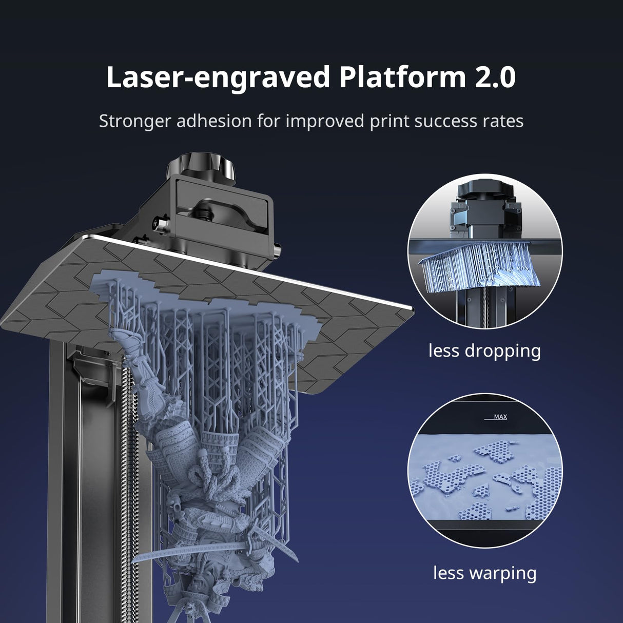ANYCUBIC 10K Resin 3D Printer, Photon Mono 4 LCD 3D Printer with 7-inch Mono Screen, Upgraded LighTurbo Matrix and Printing Platform, Printing Size of 6.04''x3.42''x6.49'' ANYCUBIC