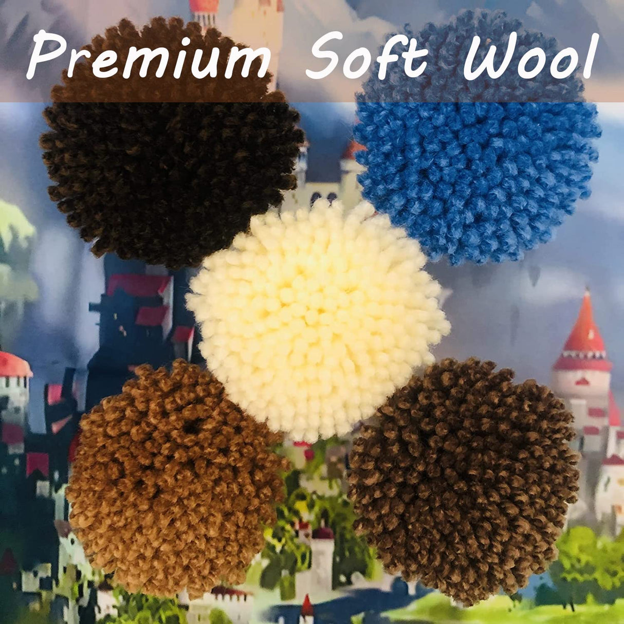 YAKOLECI Latch Hook Kits for Adults, Pre-Printed DIY Rug Crafts Arts Carpet for Home Decoration Festival Gift (23.6" X 15.8" Atom) YAKOLECI