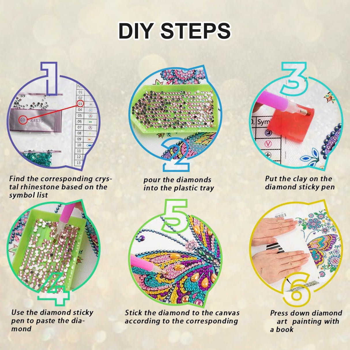 Stalente Diamond Painting Kits for Adults Sun and Moon, 5D Special Shape Diamond Art Kits for Beginners, Crystal Rhinestones Diamond Painting for Home Wall Decoration Gift 12×12inch Stalente