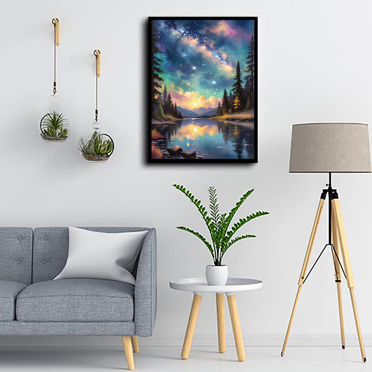 GemZono Diamond Art Kits for Adults,DIY Starry Sky Diamond Painting Kits for Adults Beginners,5D Full Drill Diamond Dots with Diamond Gem Art and Crafts for Home Wall Decor 12x16inch GemZono