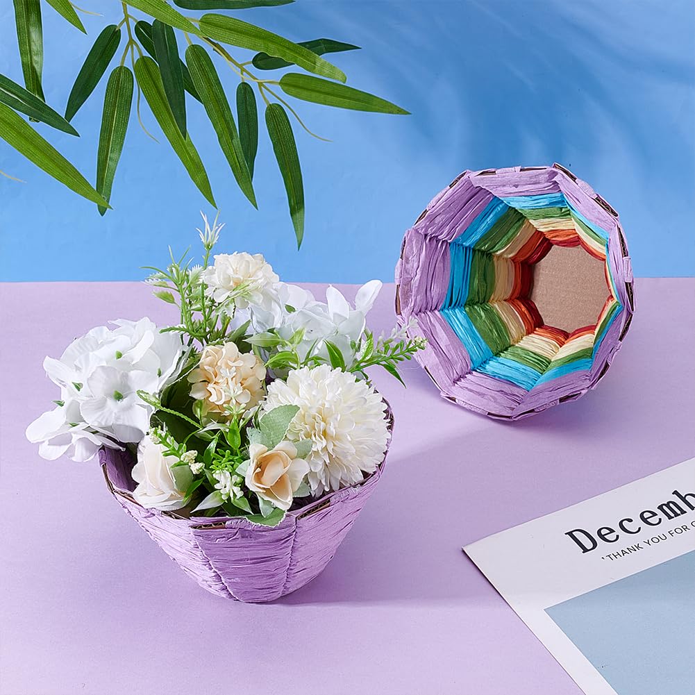 FREEBLOSS 9 Set Woven Basket Kit Woven Easter Basket Kit DIY Woven Basket Set Wicker Basket Kit for Beginners Basket Making Kit with Basket Weaving Supplies Basket Weaving Kits FREEBLOSS