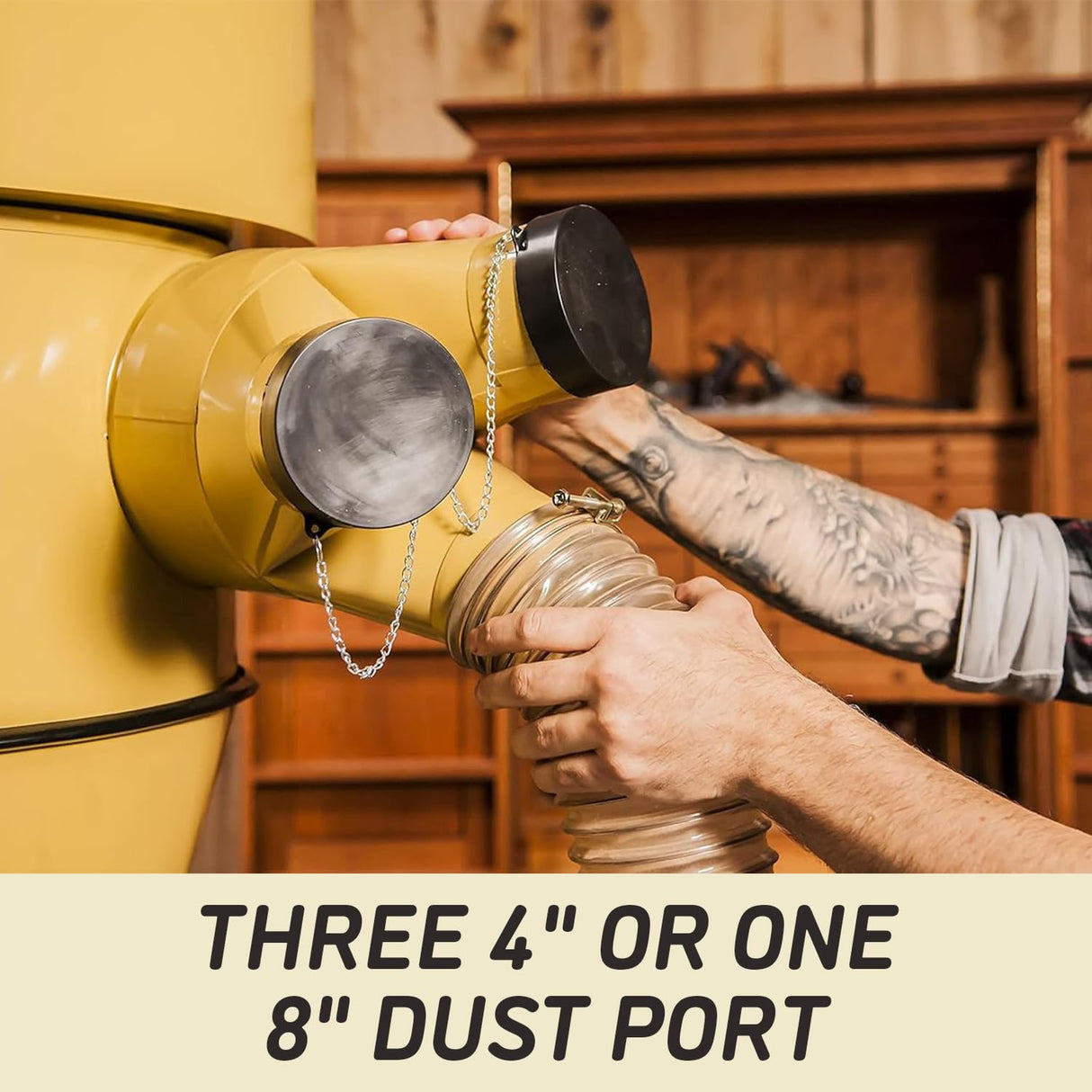 Powermatic Cyclone Dust Collector, 1-Micron HEPA Filter, 3 HP, 230V 1Ph (Model PM2200HK) Powermatic