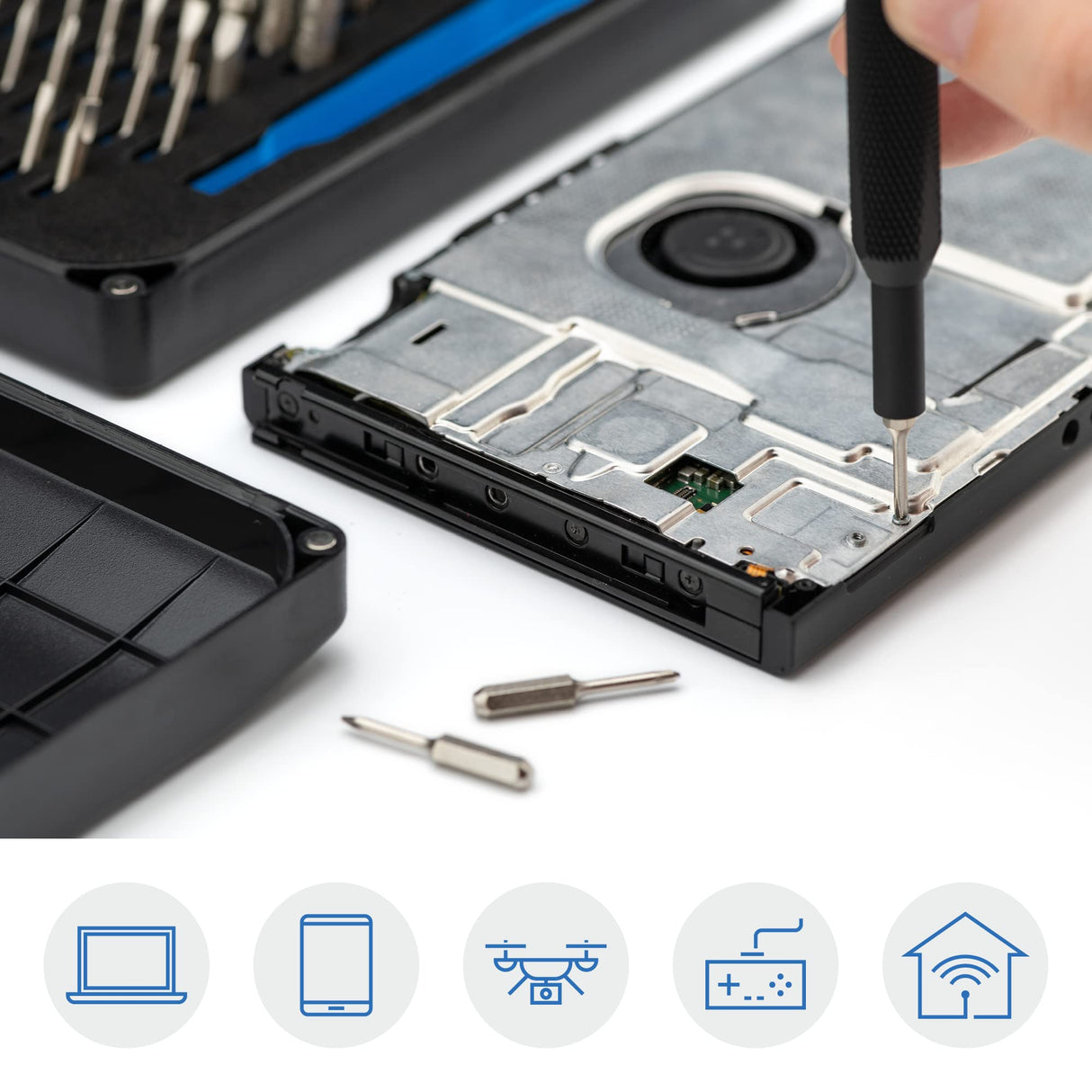 iFixit Mako Driver Kit - 64 Precision Bit Set for Electronics Repair iFixit