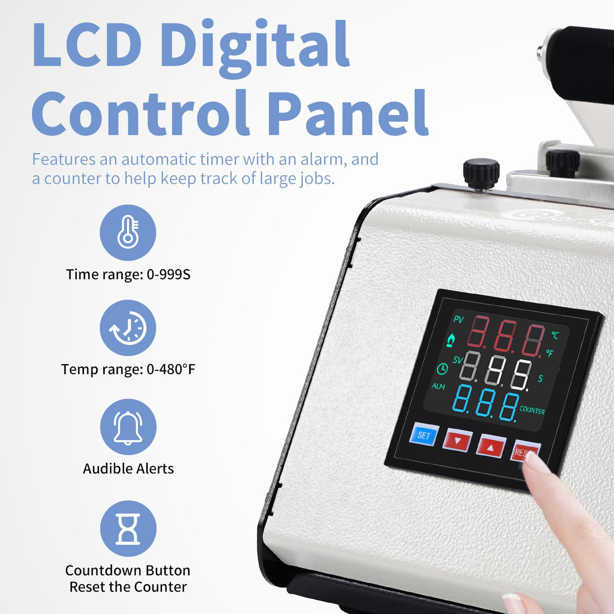 ColorSub 3 in 1 40 OZ Tumbler Heat Press Machine 11 OZ 15 OZ Mug Press Sublimation Machine for Sublimation 40 OZ Tumbler with Handle Straight Tumblers Bottles Mugs Glass Cup Printing White ColorSub