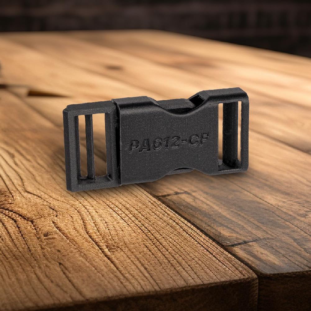 Polymaker Fiberon PA612-CF Carbon Fiber Nylon Filament 1.75mm Black 0.5kg, Fiberon PA612-CF Strong & Low Moisture Sensitive Nylon 1.75mm 3D Printing Filament POLYMAKER