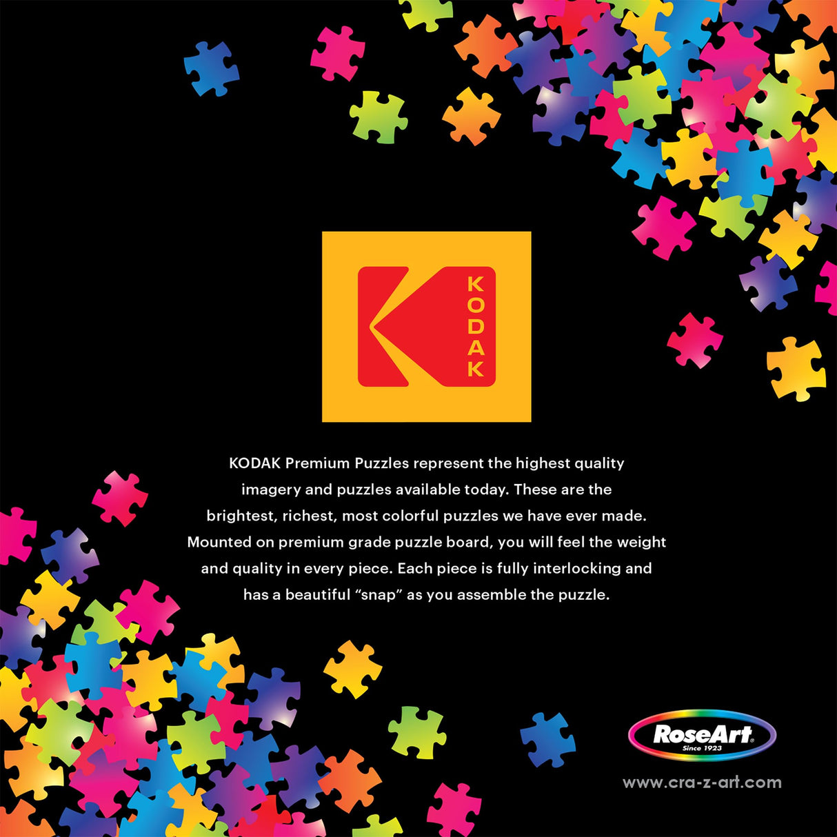 RoseArt - Kodak Premium - Cuddly Yarn Box - 100 Piece Jigsaw Puzzle for Kids and Adults RoseArt