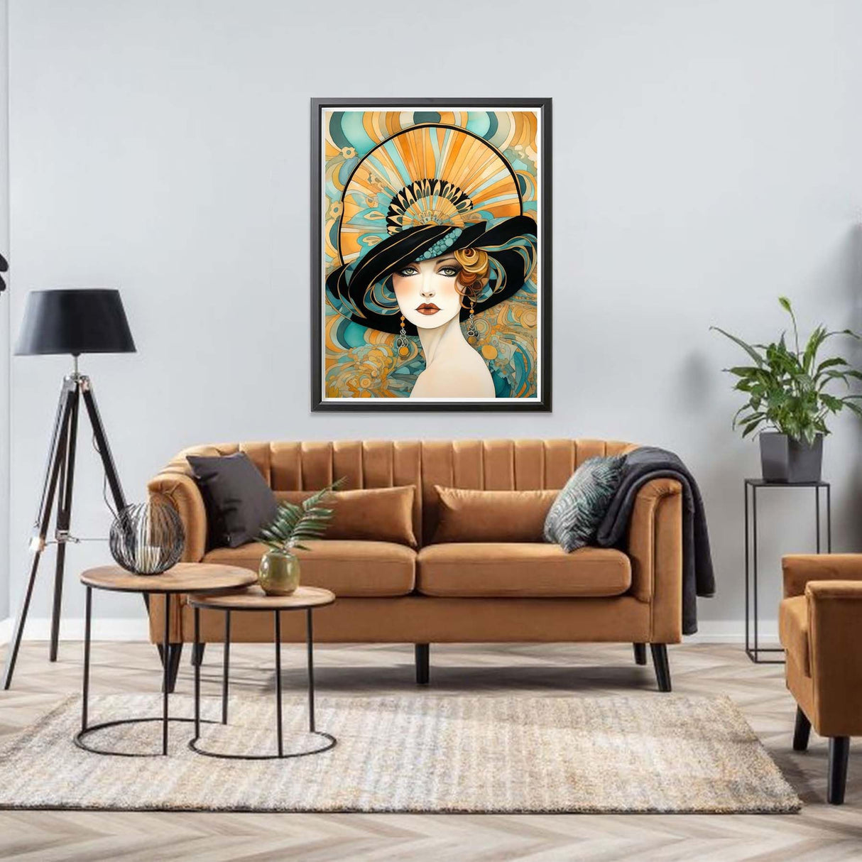 LOMSIOY Diamond Art Painting Kits Woman for Adults Paint with Diamond Art Abstract Art, Round Full Drill Crystal Rhinestone Crafts Gem Arts for Home Wall Decor 12x16 inch LOMSIOY