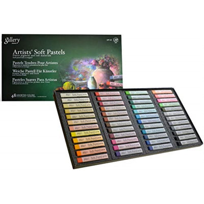 Mungyo Gallery Soft Pastel Squares Cardboard Box Set of 48 - Assorted Colors