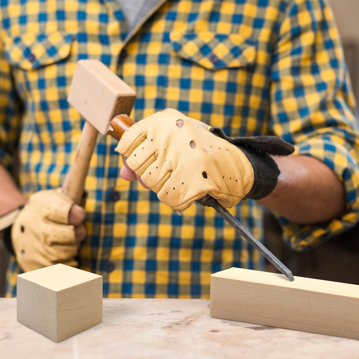 Basswood Carving Blocks, 18 pcs Whittling Wood Carving Blocks, Wood Craft Blocks, Basswood Wooden Blocks Zalaxt