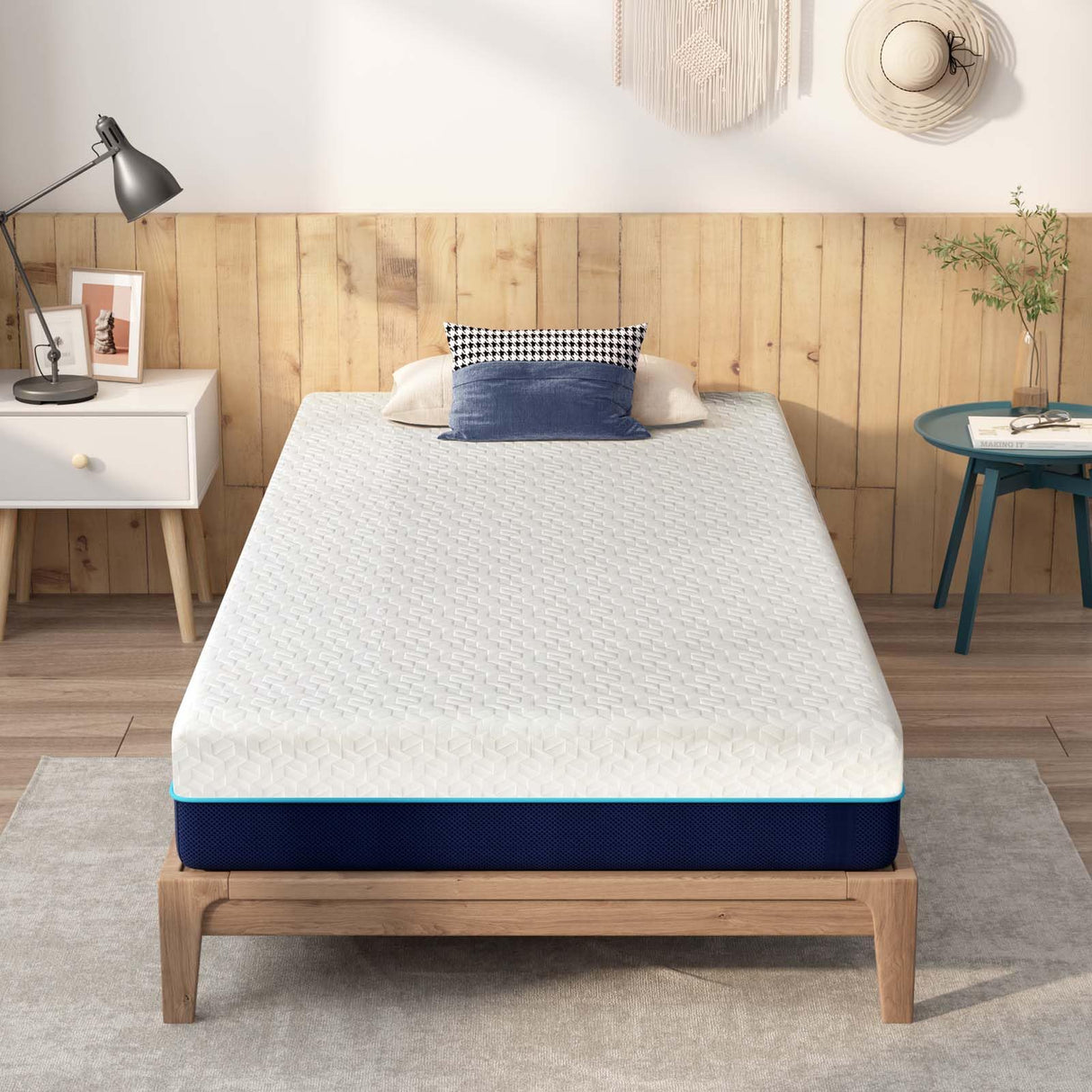 Full Size Mattress, 8 Inch Gel Memory Foam Mattress in a Box, Fiberglass Free Medium Firm Mattresses for Pressure & Pain Relief, Soft and Comfortable (8 Inch Full) MTSVMP