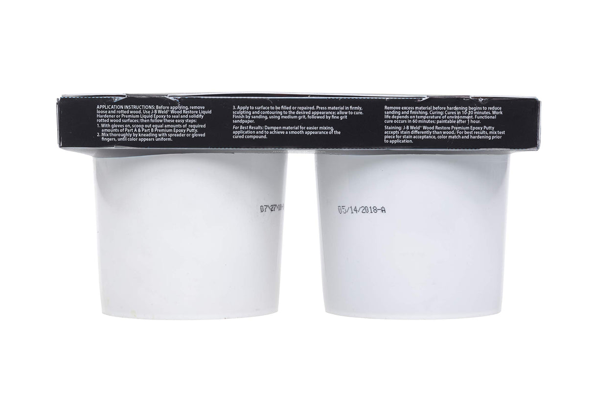 J-B Weld 40007 Wood Restore Premium Epoxy Putty Kit - 64 oz. J-B Weld